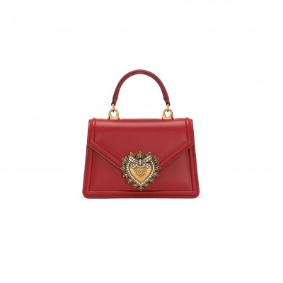 DOLCE GABBANA SMALL DEVOTION CALFSKIN BAG BB6711AV89387124 (19*13*4.5cm)